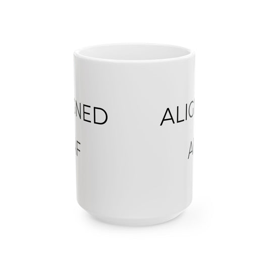 Aligned AF - Bold Intuition Power Ceramic Mug (15oz)