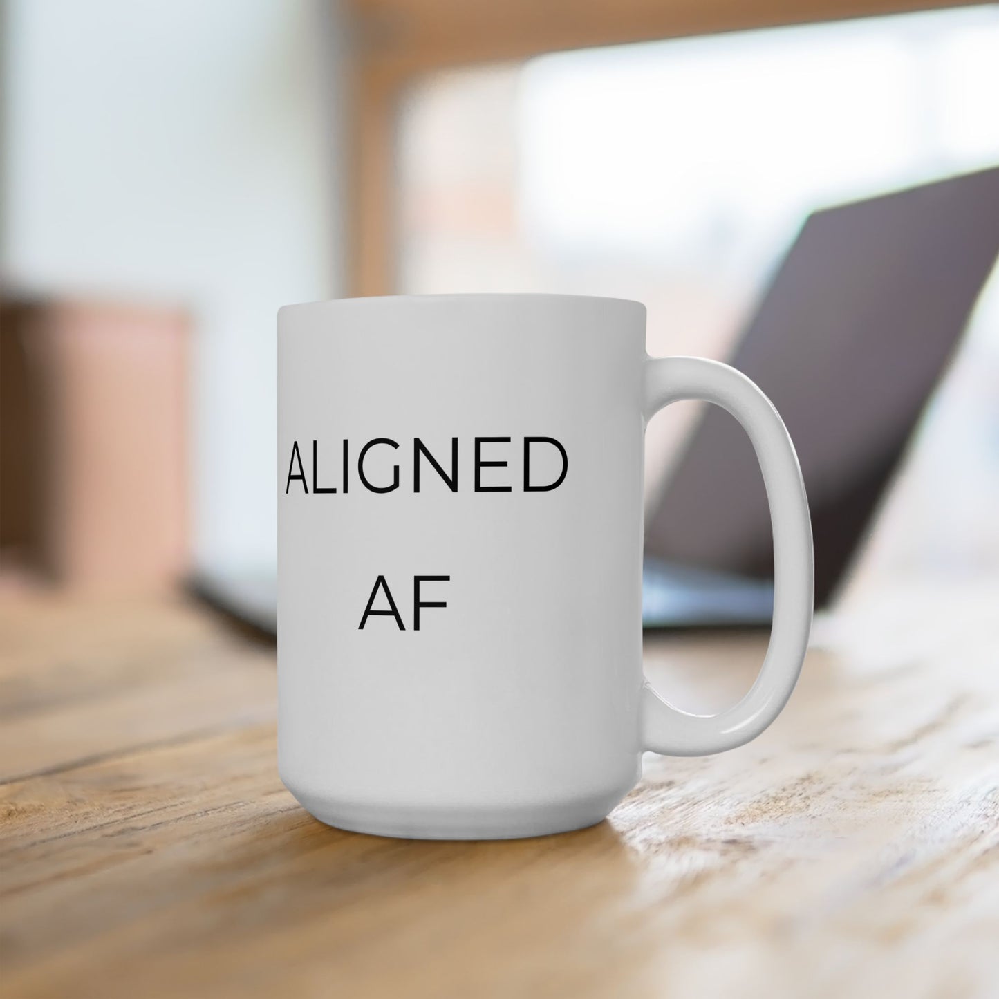 Aligned AF - Bold Intuition Power Ceramic Mug (15oz)